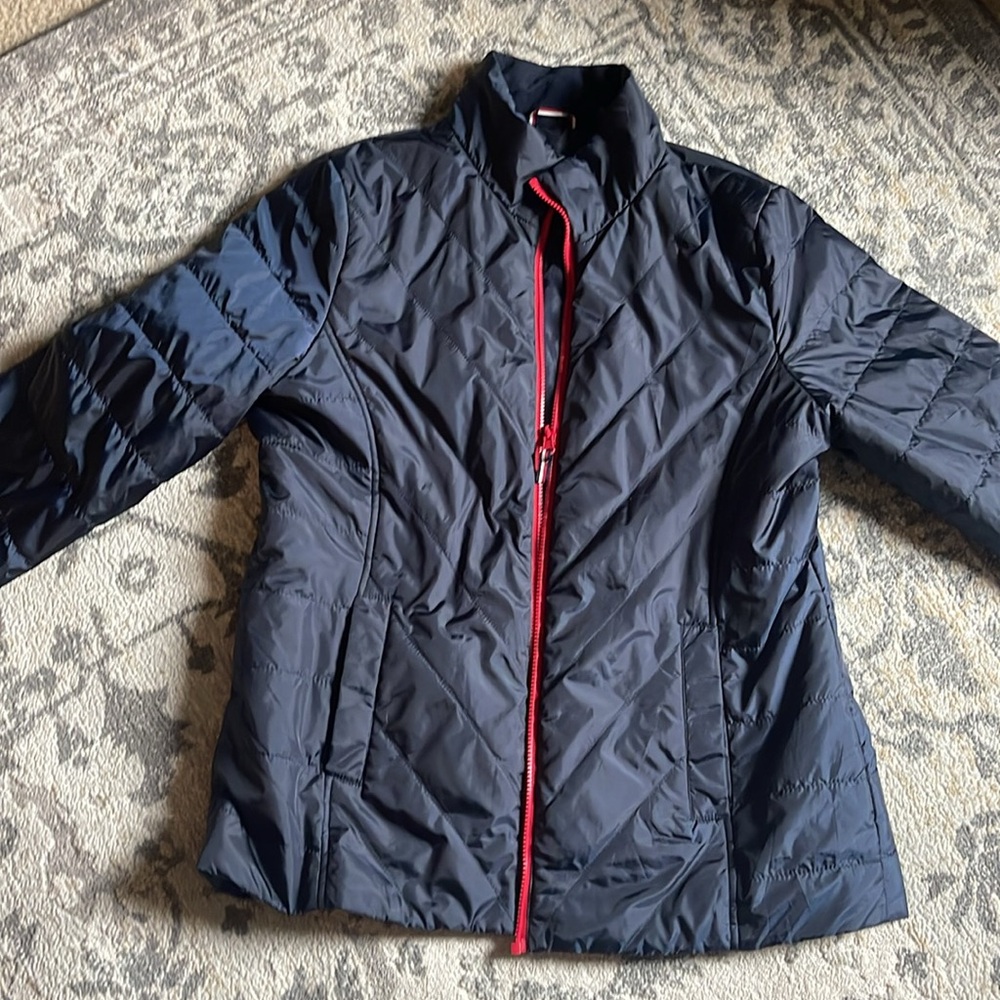 Size xl women, blue, jacket, Hilfiger
